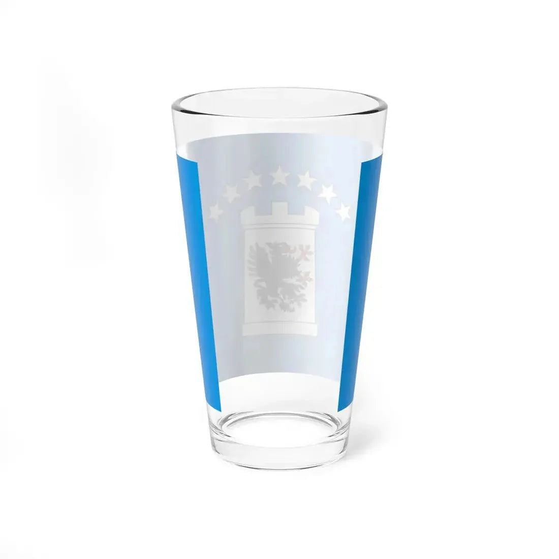 POL powiat kartuski flag (Poland) Pint Glass 16oz - Go Mug Yourself