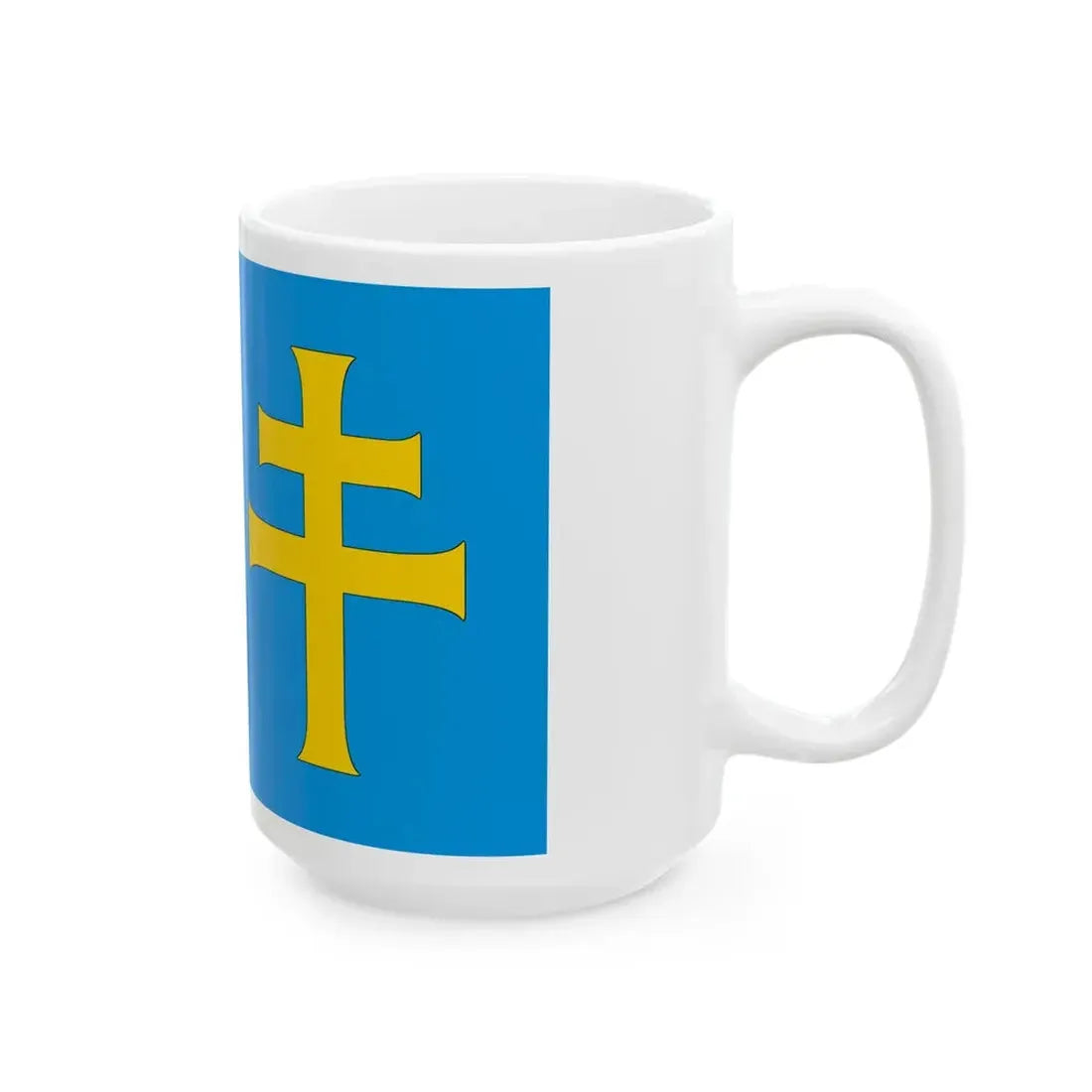 POL powiat kazimierski flag 1 (Poland) White Coffee Mug - Go Mug Yourself
