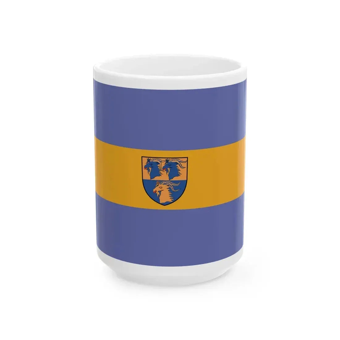 POL powiat kedzierzynsko-kozielski flag old (Poland) White Coffee Mug 15oz - Go Mug Yourself