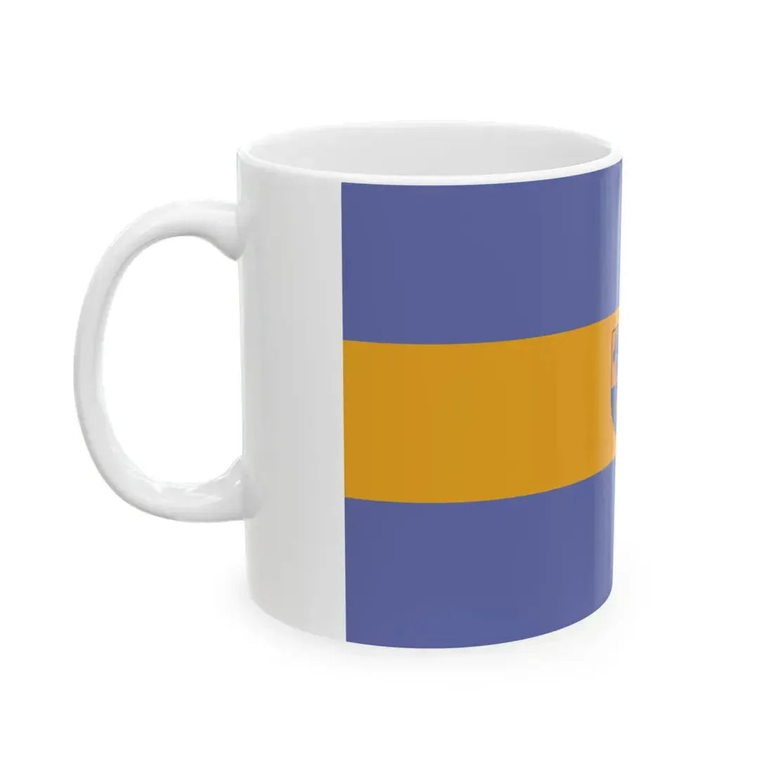 POL powiat kedzierzynsko-kozielski flag old (Poland) White Coffee Mug - Go Mug Yourself