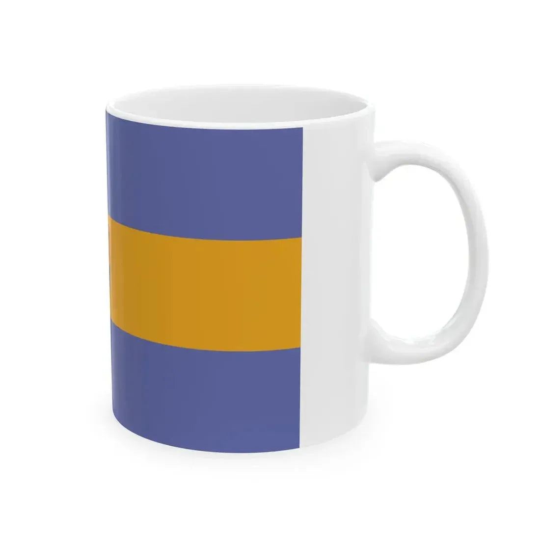 POL powiat kedzierzynsko-kozielski flag old (Poland) White Coffee Mug - Go Mug Yourself