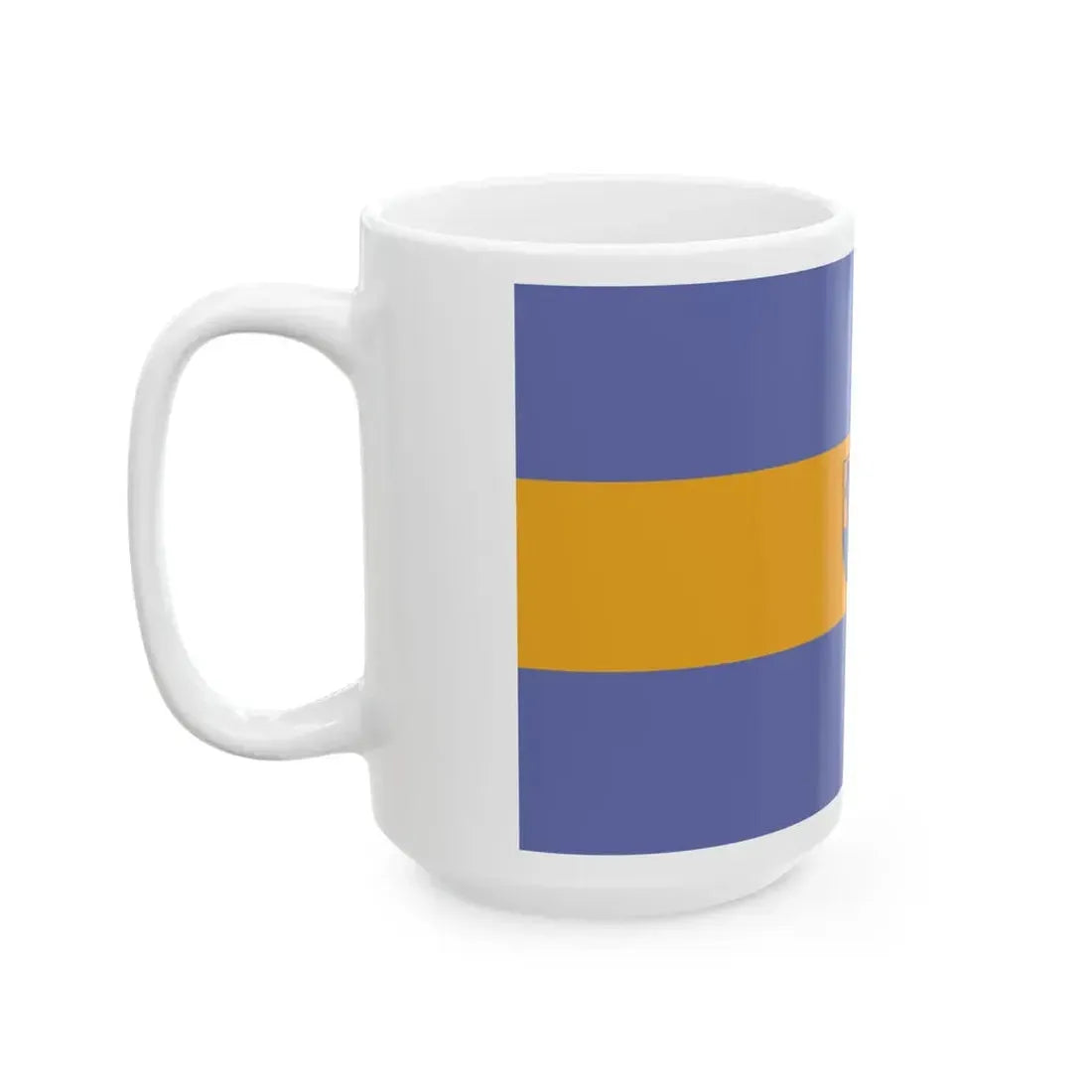 POL powiat kedzierzynsko-kozielski flag old (Poland) White Coffee Mug - Go Mug Yourself