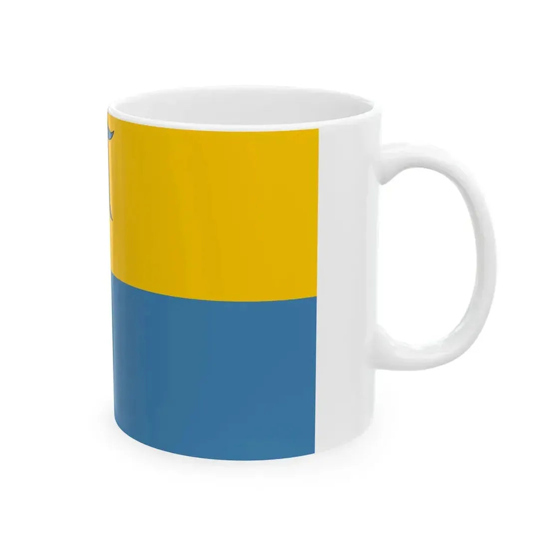 POL powiat kedzierzynsko-kozielski flag (Poland) White Coffee Mug - Go Mug Yourself