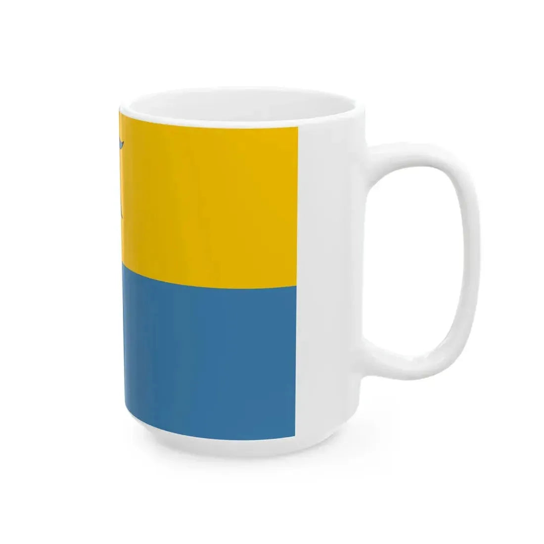 POL powiat kedzierzynsko-kozielski flag (Poland) White Coffee Mug - Go Mug Yourself