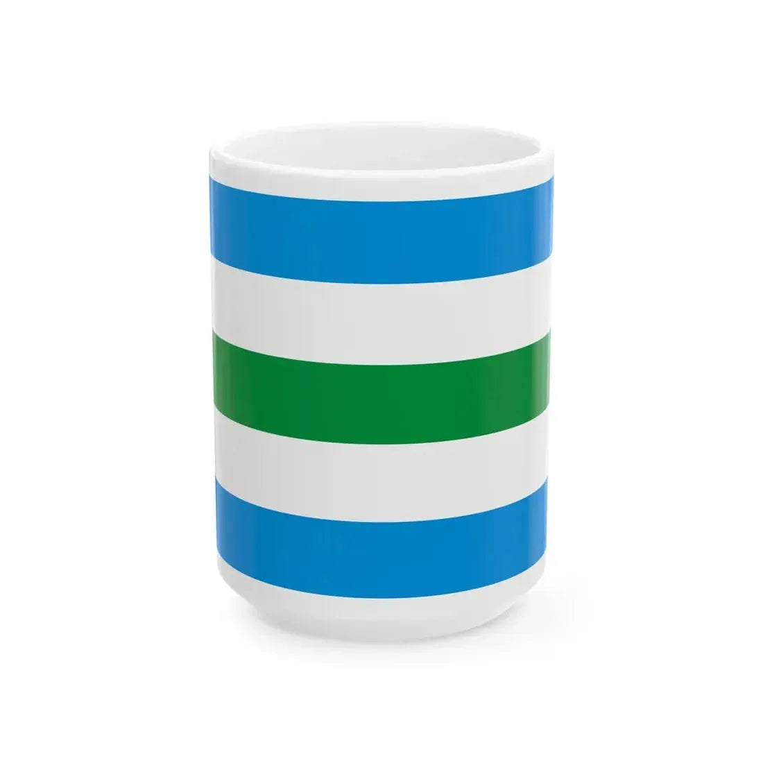 POL powiat ketrzynski flag (Poland) White Coffee Mug 15oz - Go Mug Yourself