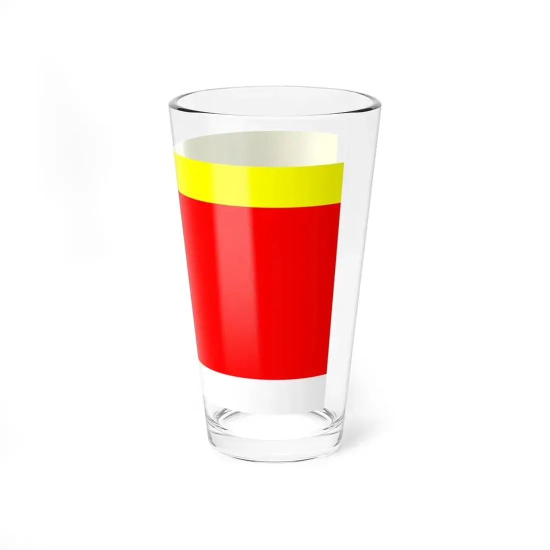 POL powiat kluczborski flag (Poland) Pint Glass 16oz - Go Mug Yourself