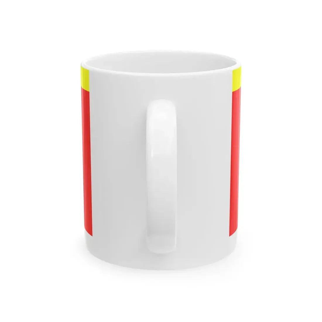POL powiat kluczborski flag (Poland) White Coffee Mug - Go Mug Yourself
