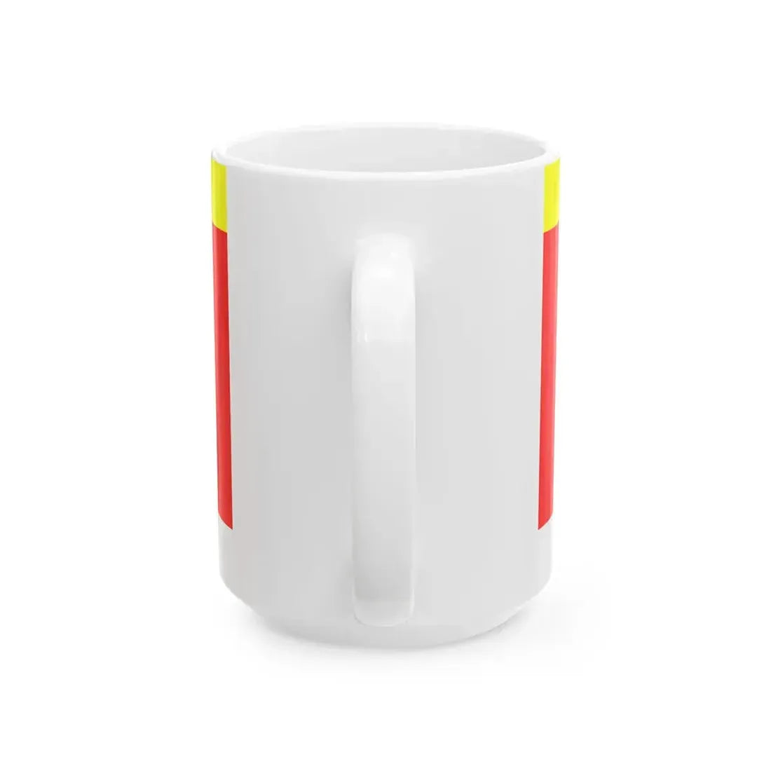 POL powiat kluczborski flag (Poland) White Coffee Mug - Go Mug Yourself