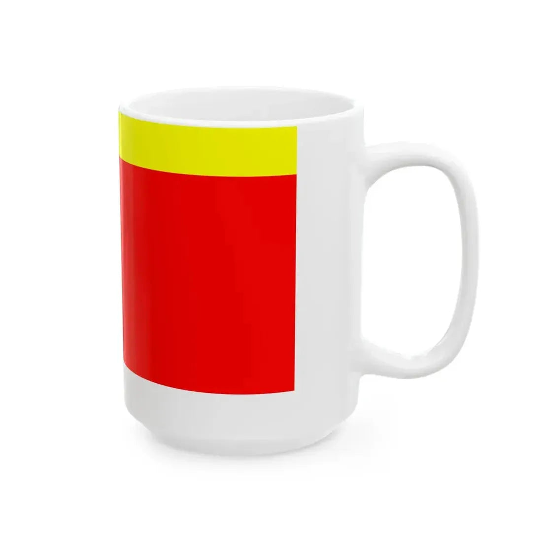 POL powiat kluczborski flag (Poland) White Coffee Mug - Go Mug Yourself