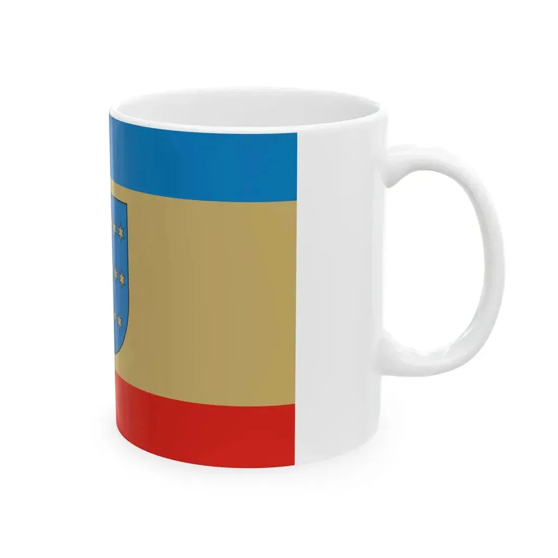 POL powiat kolbuszowski flag (Poland) White Coffee Mug - Go Mug Yourself