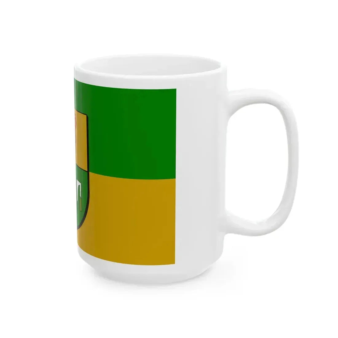 POL powiat kolnenski flag (Poland) White Coffee Mug - Go Mug Yourself