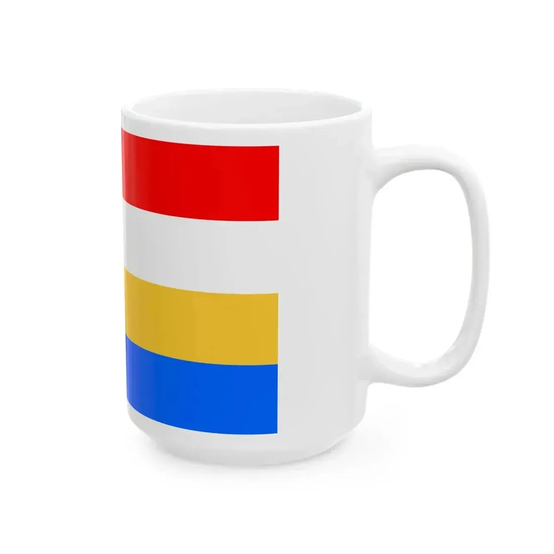 POL powiat konecki Flag (Poland) White Coffee Mug - Go Mug Yourself