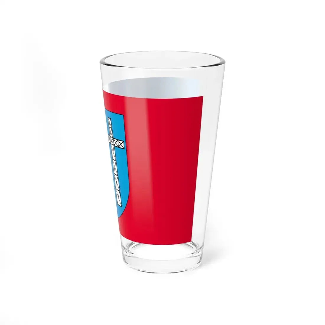 POL powiat krosnienski flag (Poland) Pint Glass 16oz - Go Mug Yourself