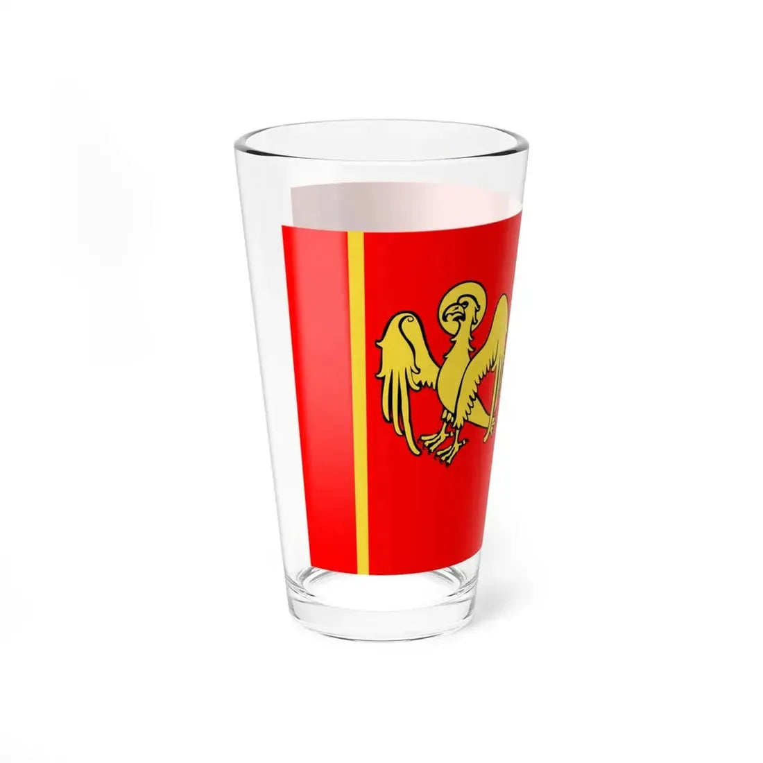 POL powiat kwidzynski flag (Poland) Pint Glass 16oz - Go Mug Yourself