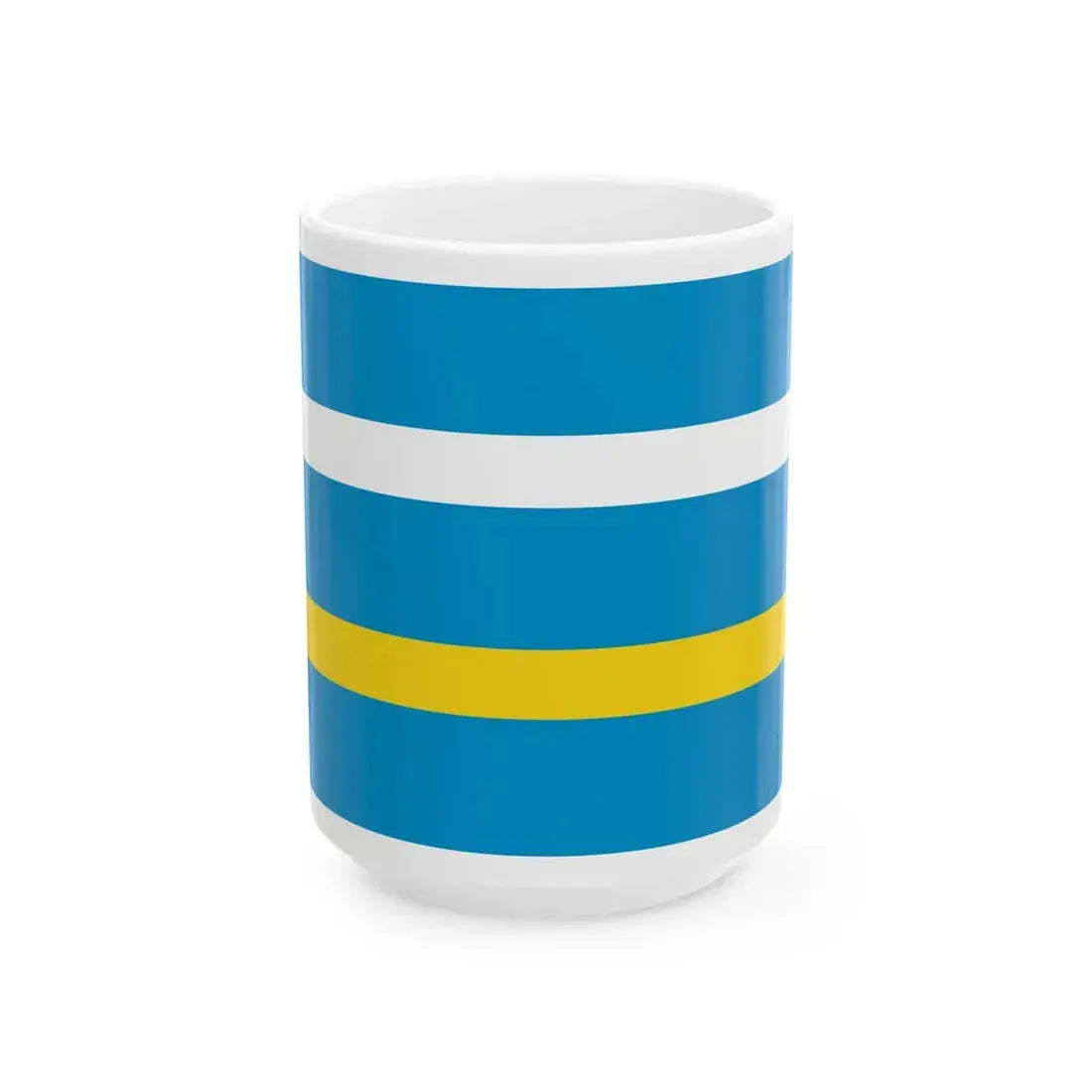 POL powiat legionowski flag (Poland) White Coffee Mug 15oz - Go Mug Yourself