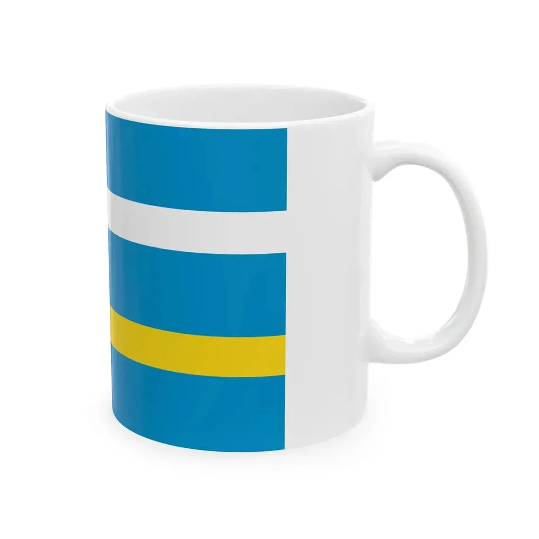 POL powiat legionowski flag (Poland) White Coffee Mug - Go Mug Yourself