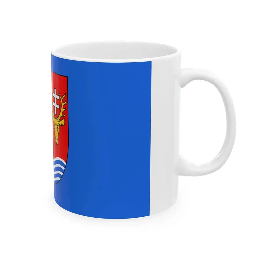 POL powiat lezajski flag (Poland) White Coffee Mug - Go Mug Yourself