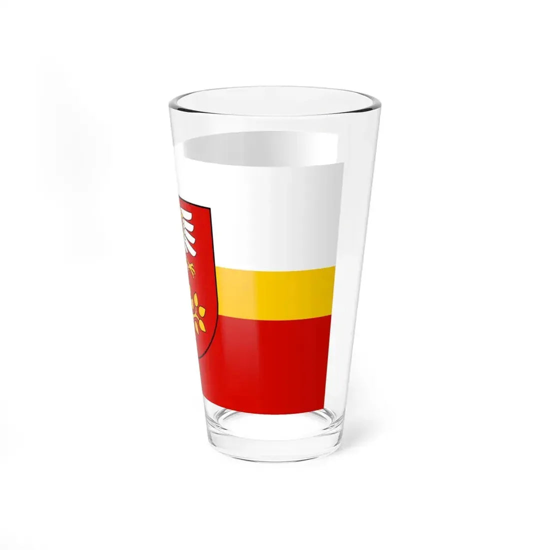 POL powiat limanowski flag (Poland) Pint Glass 16oz - Go Mug Yourself