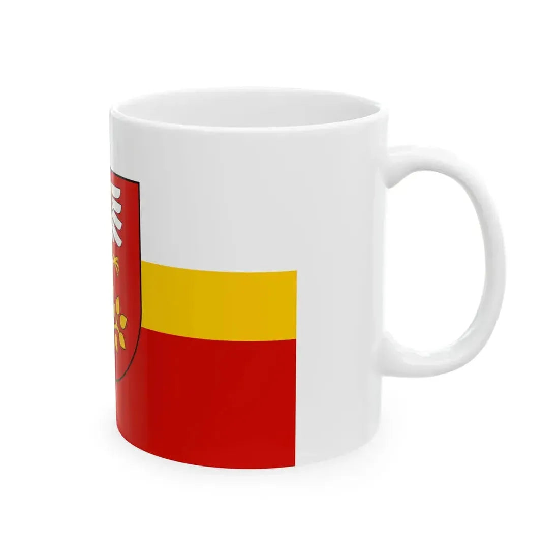 POL powiat limanowski flag (Poland) White Coffee Mug - Go Mug Yourself