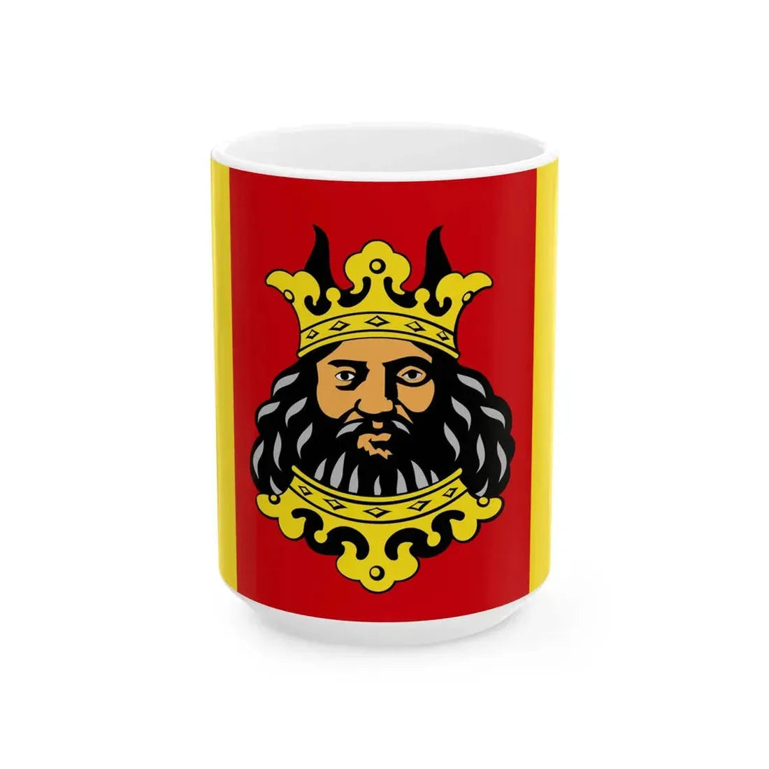 POL powiat lipnowski flag (Poland) White Coffee Mug 15oz - Go Mug Yourself