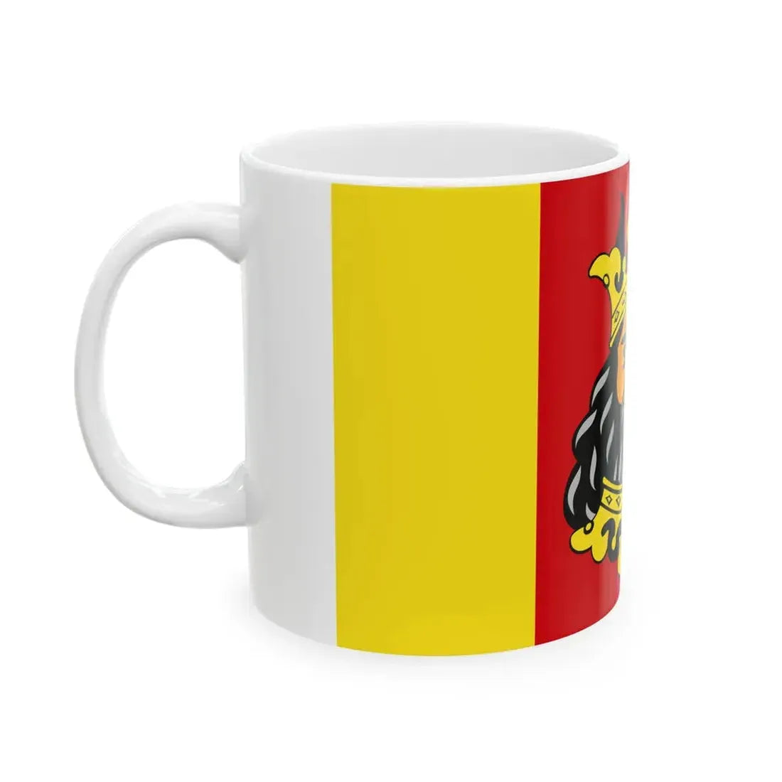 POL powiat lipnowski flag (Poland) White Coffee Mug - Go Mug Yourself
