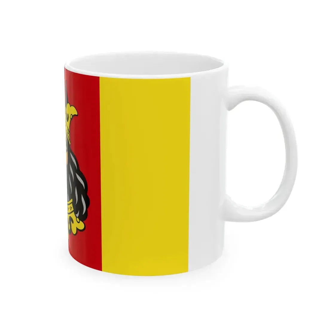 POL powiat lipnowski flag (Poland) White Coffee Mug - Go Mug Yourself
