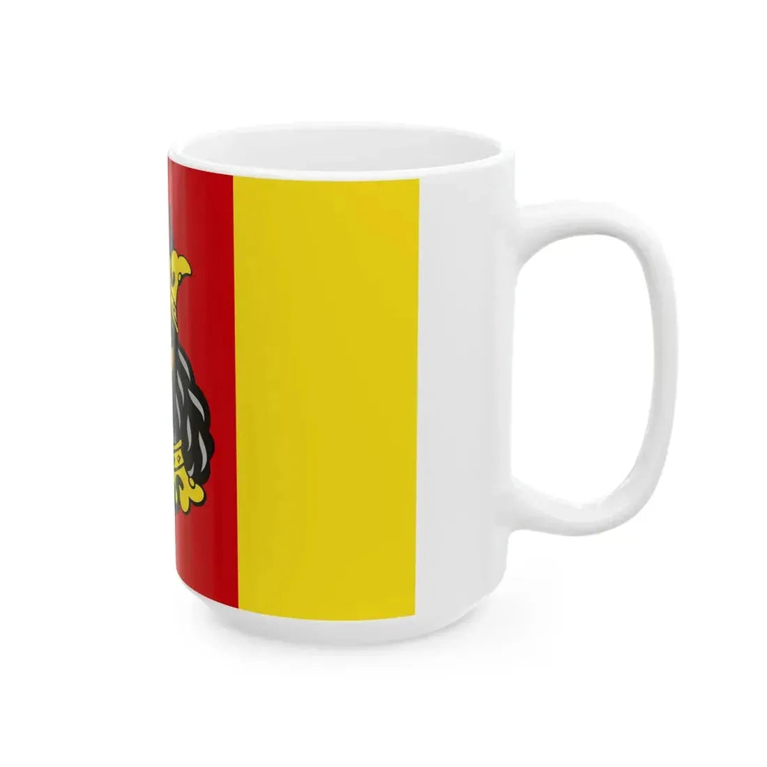 POL powiat lipnowski flag (Poland) White Coffee Mug - Go Mug Yourself