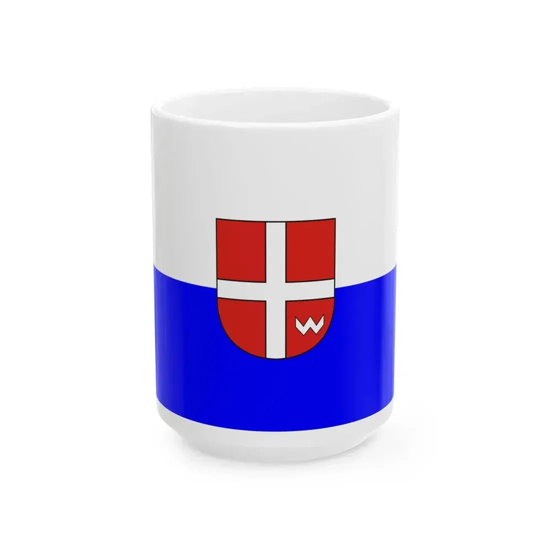 POL powiat lipski flag (Poland) White Coffee Mug 15oz - Go Mug Yourself