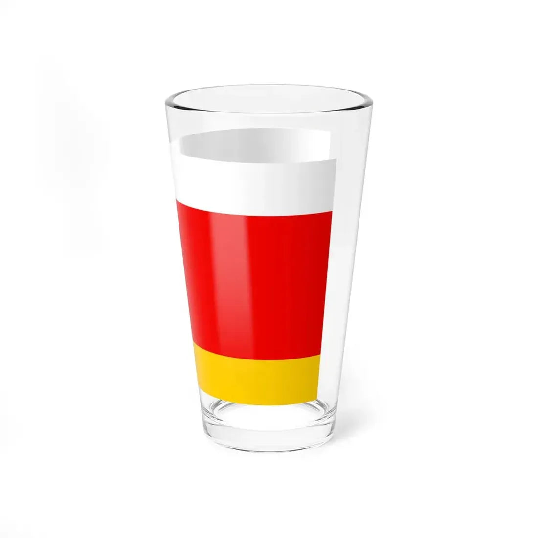 POL powiat lubaczowski flag (Poland) Pint Glass 16oz - Go Mug Yourself