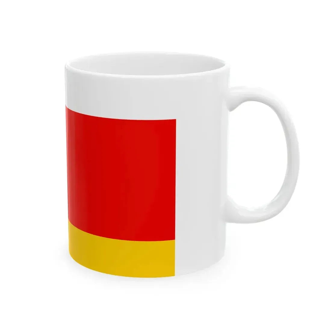 POL powiat lubaczowski flag (Poland) White Coffee Mug - Go Mug Yourself