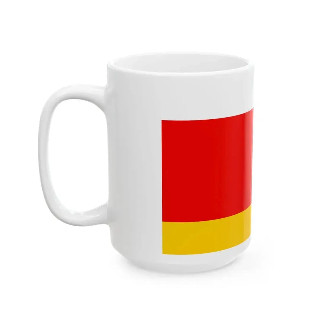 POL powiat lubaczowski flag (Poland) White Coffee Mug - Go Mug Yourself