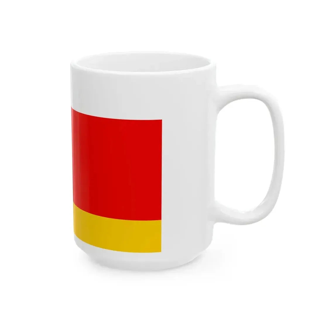 POL powiat lubaczowski flag (Poland) White Coffee Mug - Go Mug Yourself