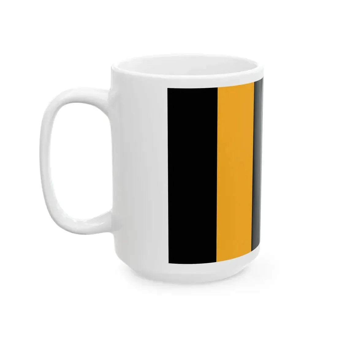 POL powiat lubanski flag (Poland) White Coffee Mug - Go Mug Yourself