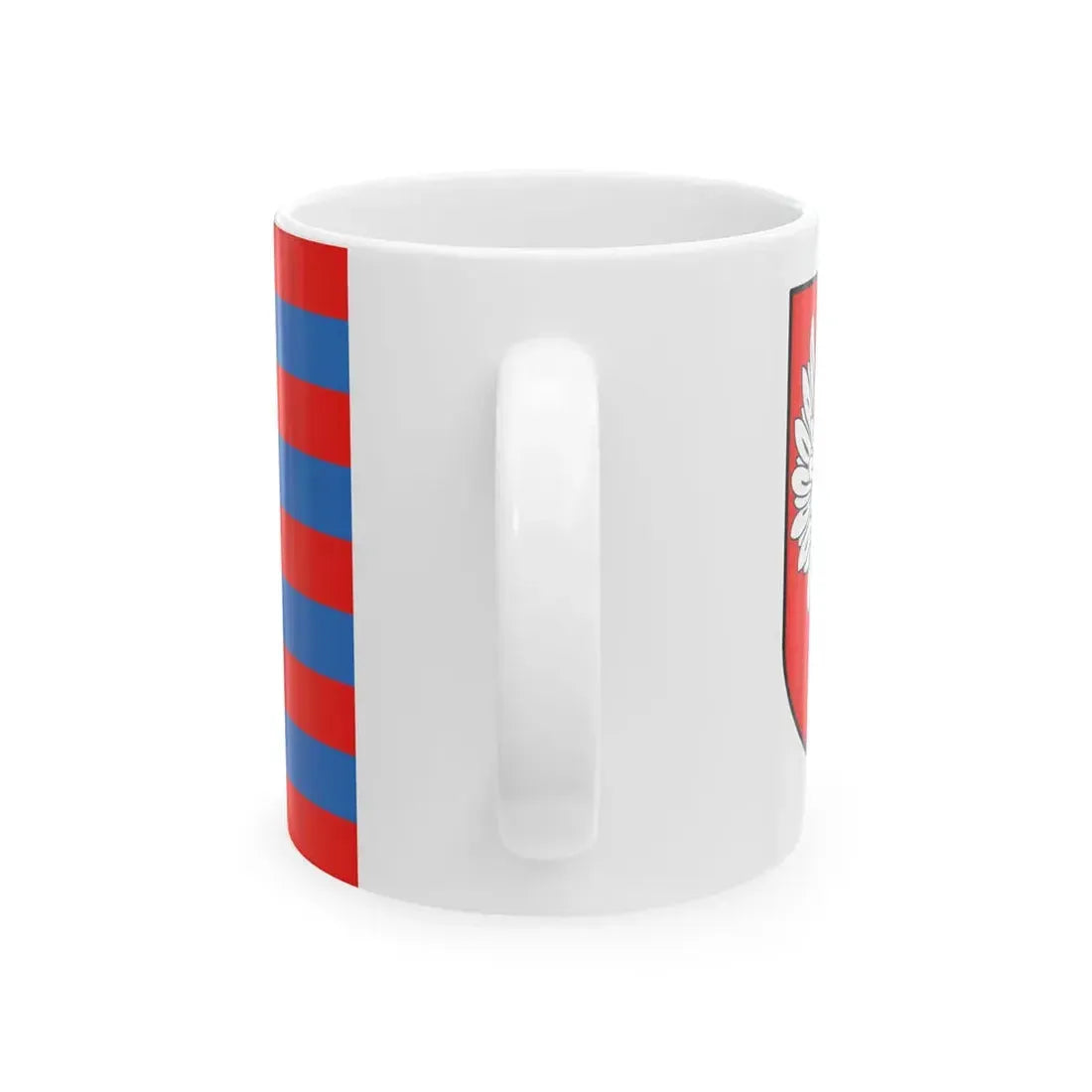 POL powiat lubartowski flag (Poland) White Coffee Mug - Go Mug Yourself