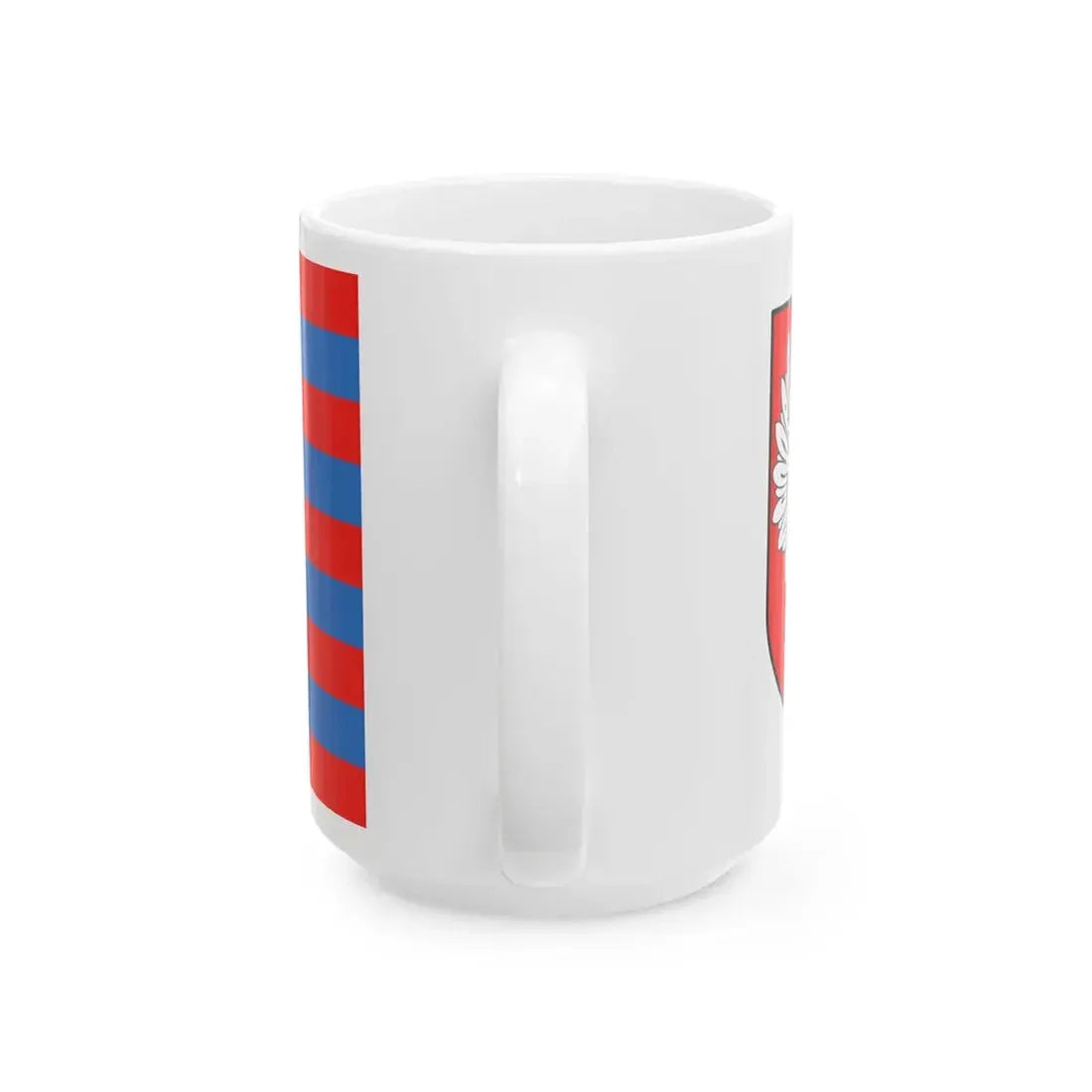 POL powiat lubartowski flag (Poland) White Coffee Mug - Go Mug Yourself