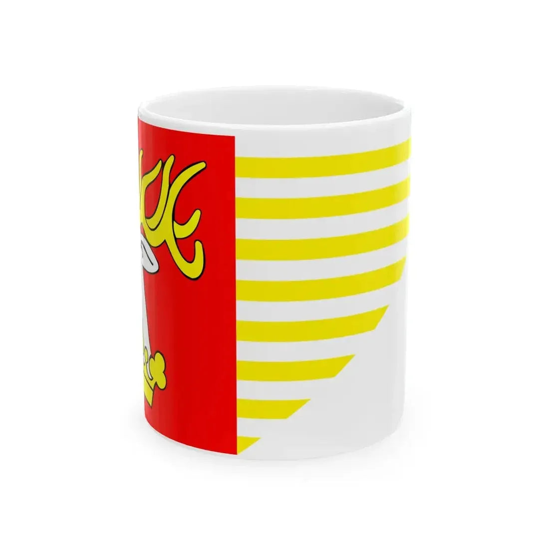 POL powiat lubelski flag (Poland) White Coffee Mug 11oz - Go Mug Yourself