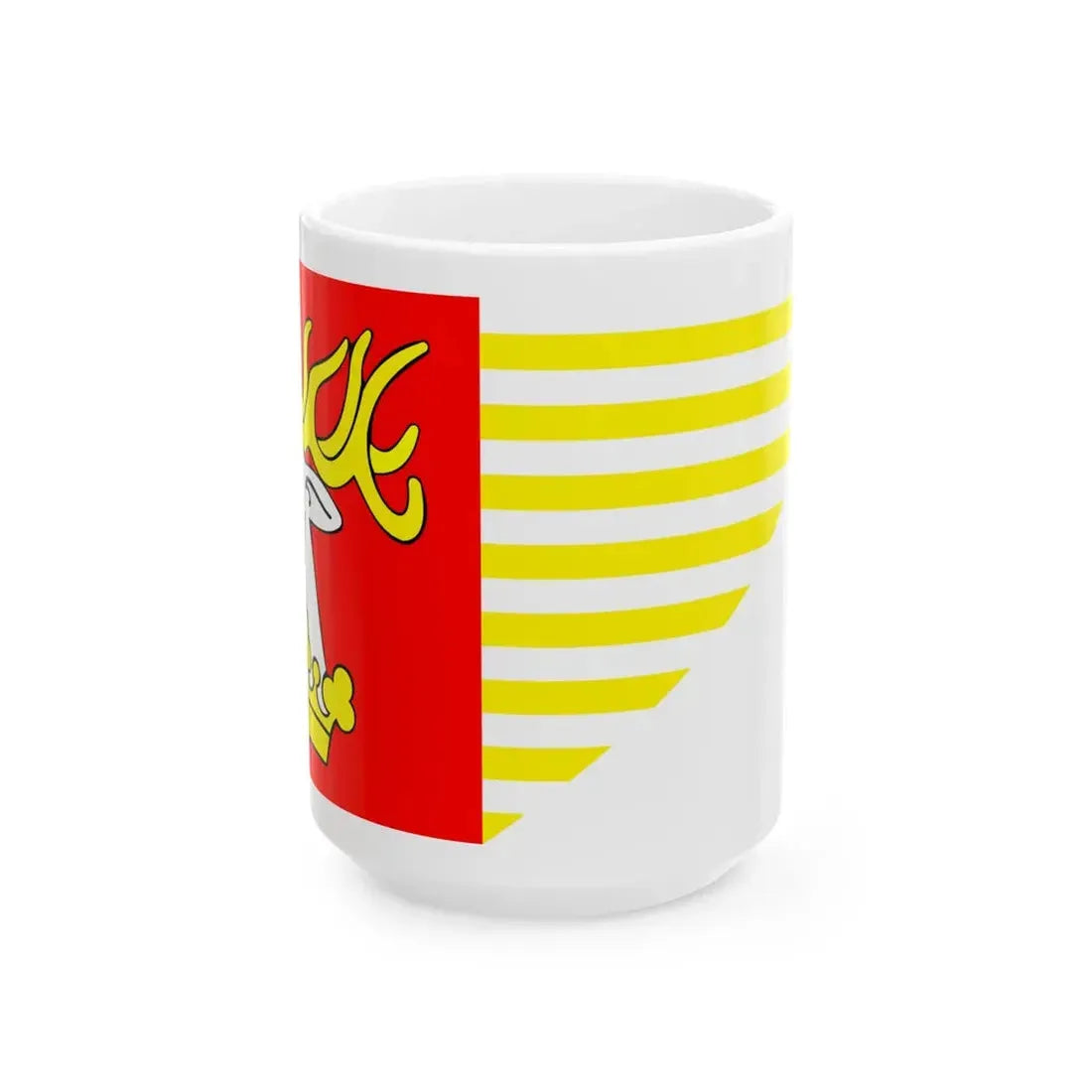 POL powiat lubelski flag (Poland) White Coffee Mug 15oz - Go Mug Yourself