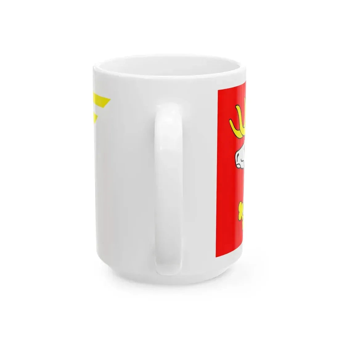 POL powiat lubelski flag (Poland) White Coffee Mug - Go Mug Yourself