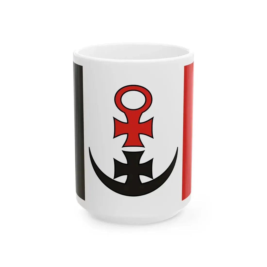 POL powiat lubinski flag (Poland) White Coffee Mug 15oz - Go Mug Yourself
