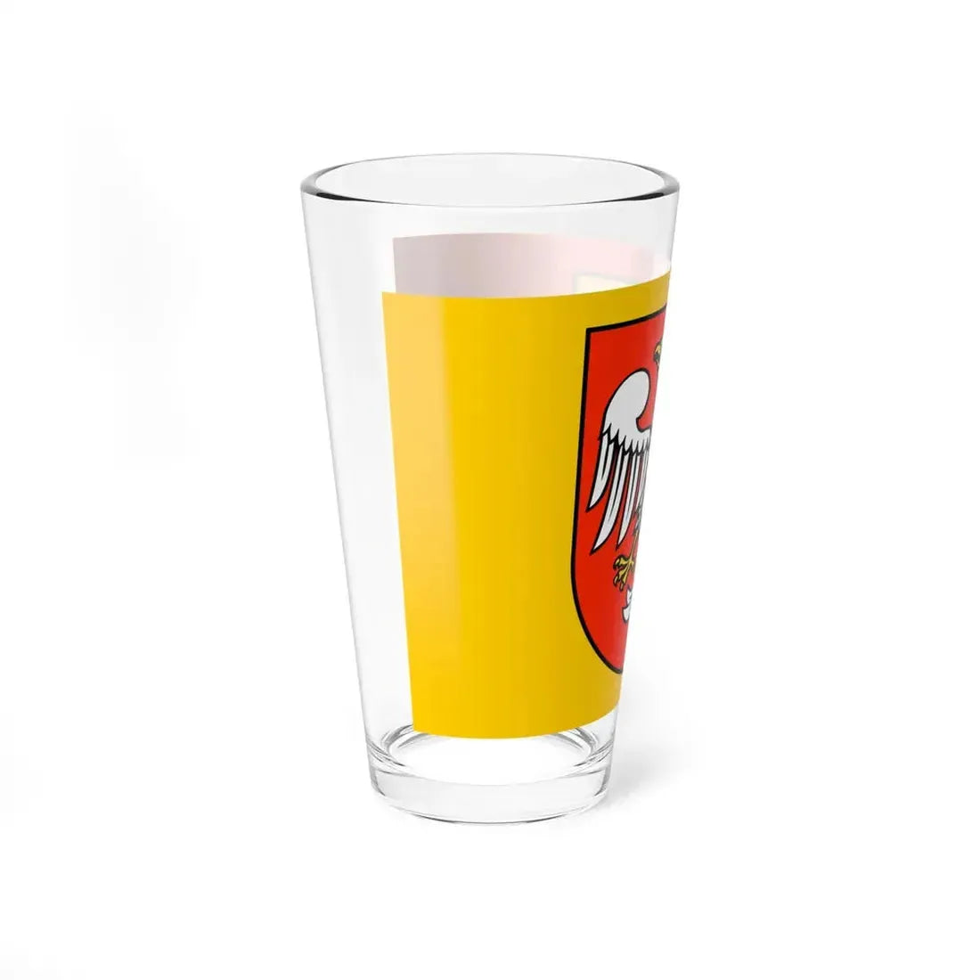 POL powiat makowski flag (Poland) Pint Glass 16oz - Go Mug Yourself
