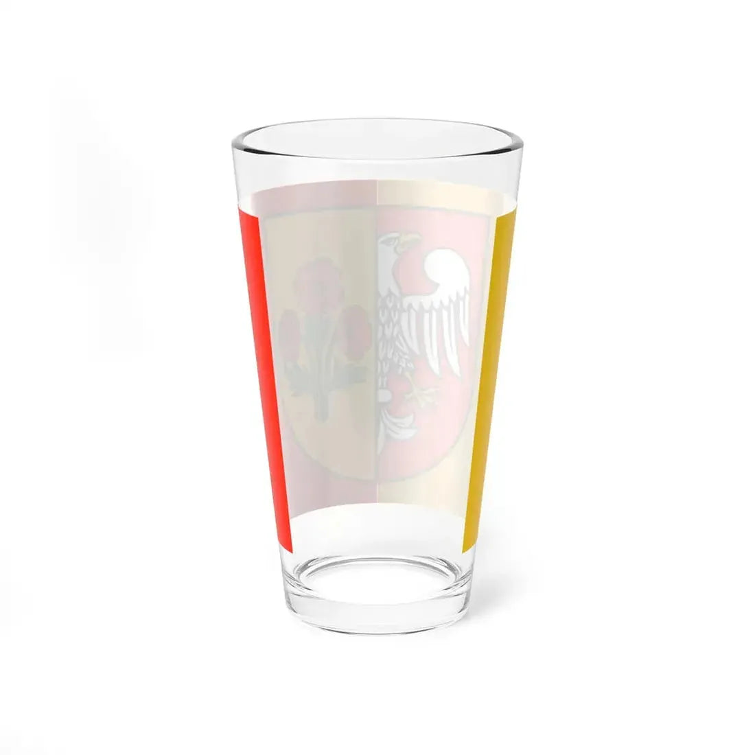 POL powiat makowski flag (Poland) Pint Glass 16oz - Go Mug Yourself