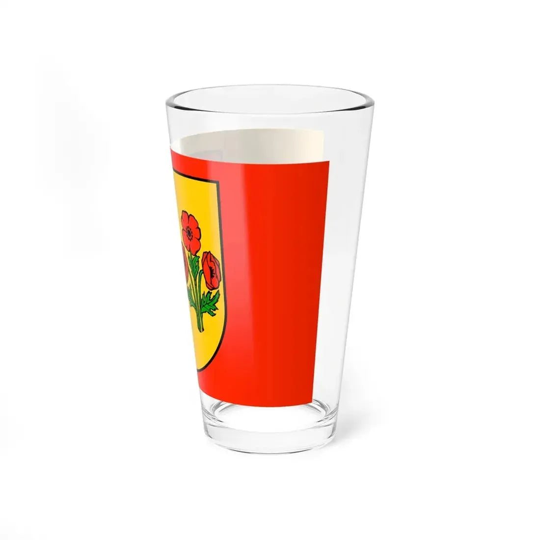 POL powiat makowski flag (Poland) Pint Glass 16oz - Go Mug Yourself