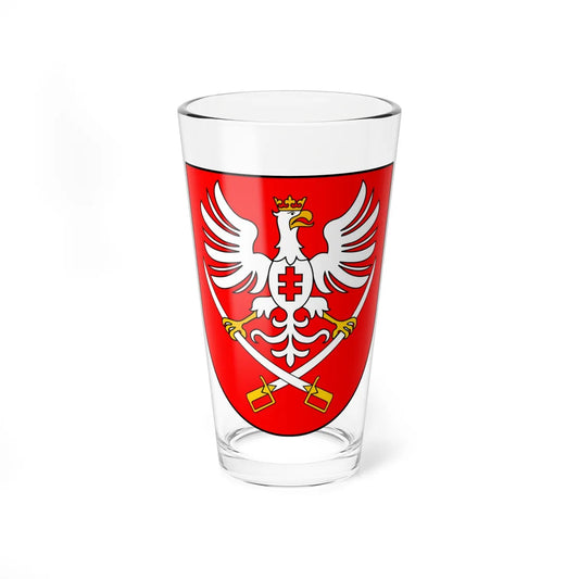 POL powiat miechowski COA (Poland) (Coat of Arms) Pint Glass 16oz 16oz - Go Mug Yourself