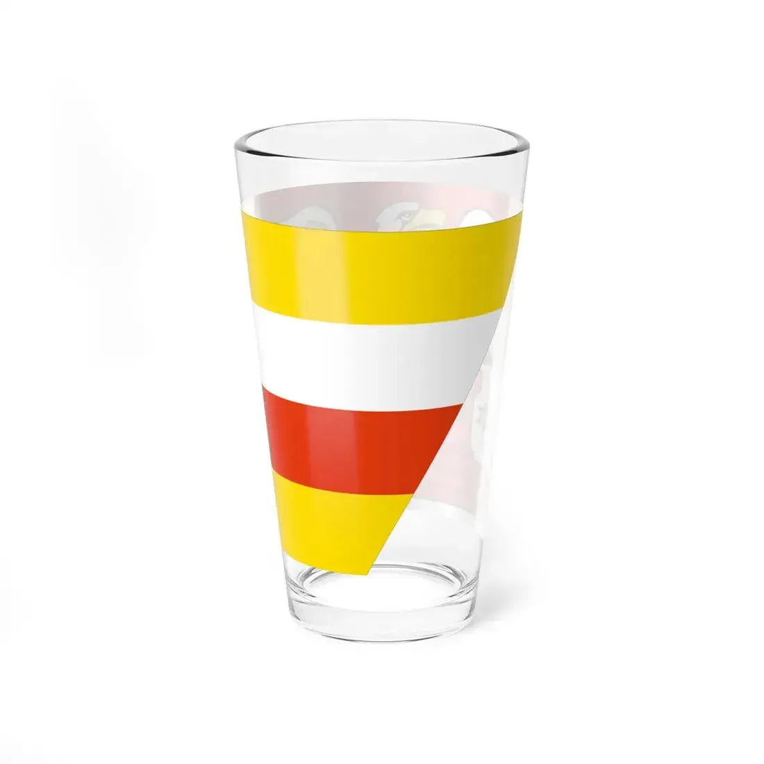 POL powiat miedzychodzki flag (Poland) Pint Glass 16oz - Go Mug Yourself