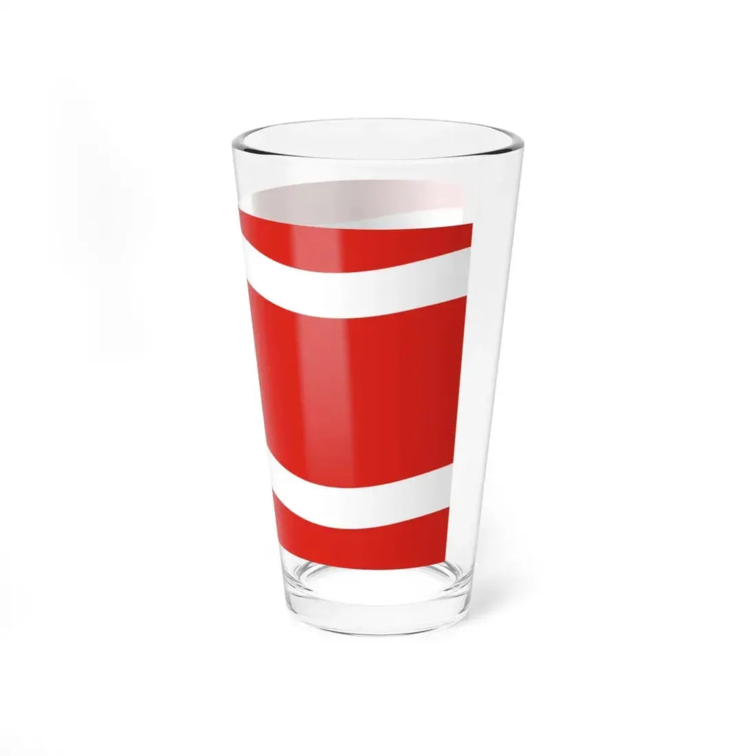 POL powiat miedzyrzecki flag (Poland) Pint Glass 16oz - Go Mug Yourself