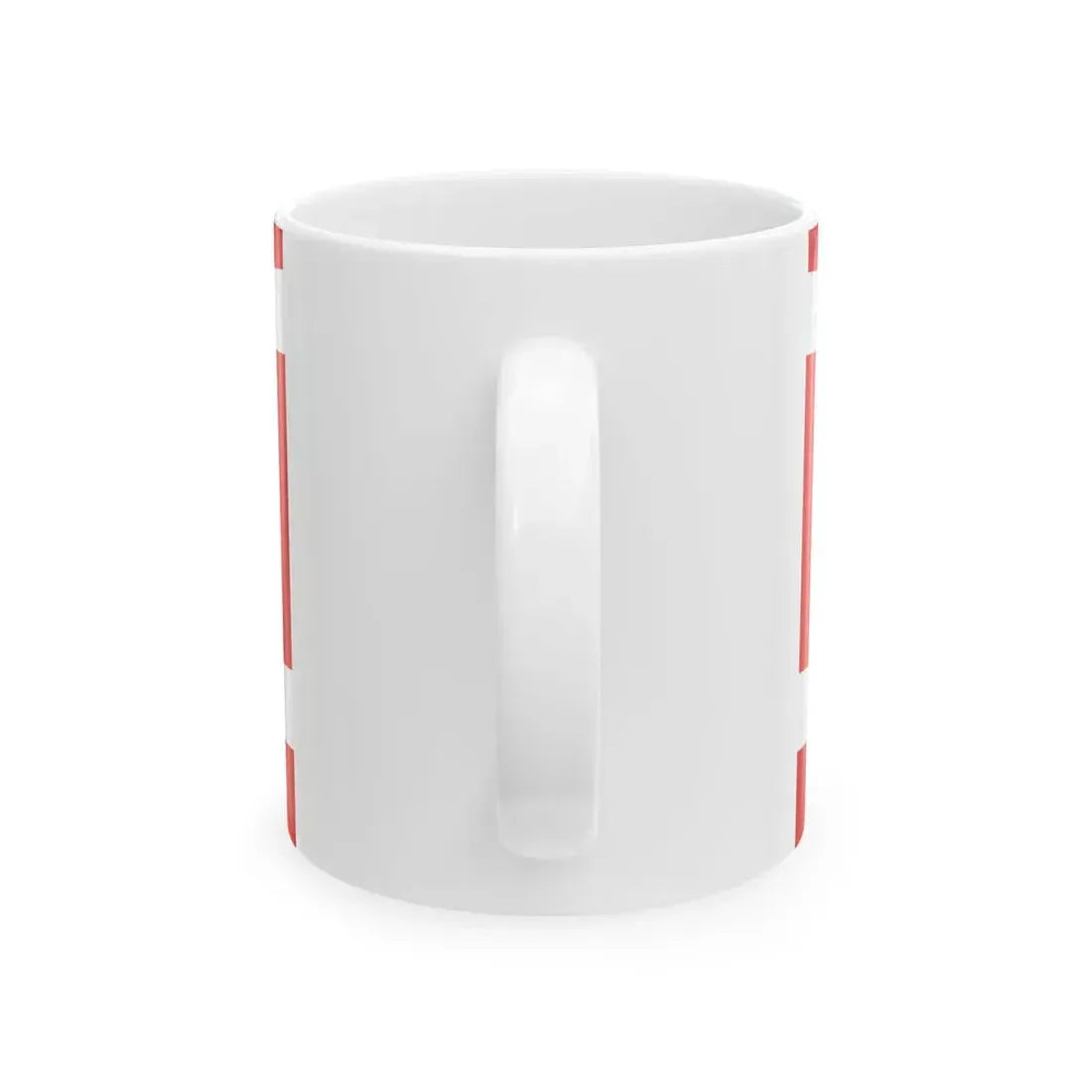 POL powiat miedzyrzecki flag (Poland) White Coffee Mug - Go Mug Yourself