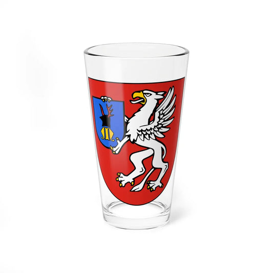 POL powiat mielecki COA (Poland) (Coat of Arms) Pint Glass 16oz 16oz - Go Mug Yourself