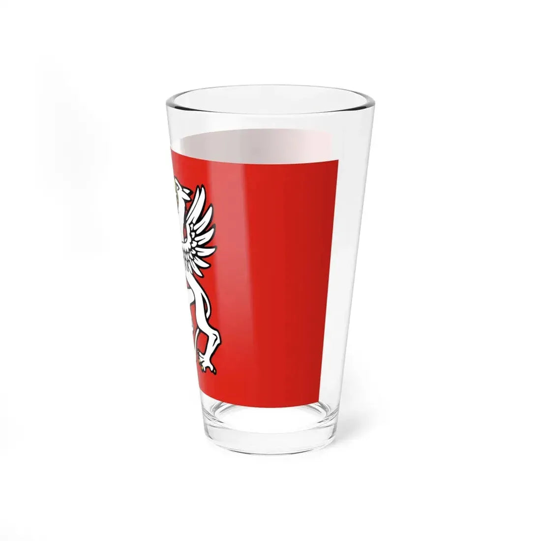 POL powiat mielecki flag (Poland) Pint Glass 16oz - Go Mug Yourself