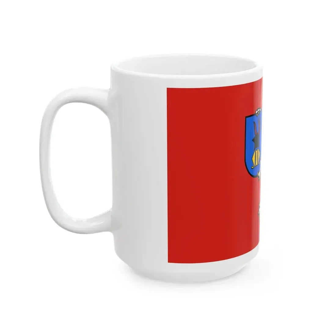 POL powiat mielecki flag (Poland) White Coffee Mug - Go Mug Yourself