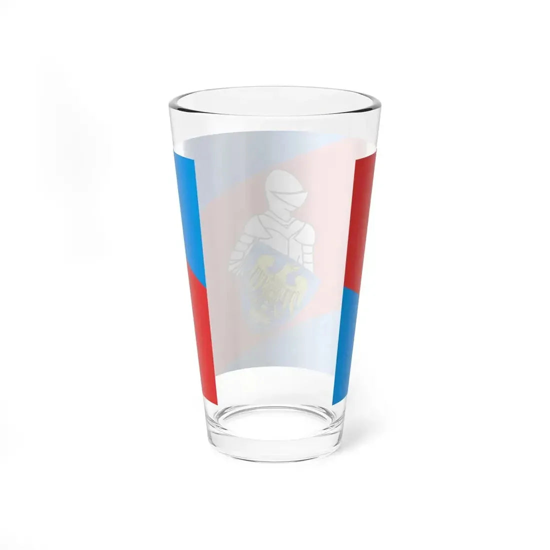 POL powiat mikołowski flag (Poland) Pint Glass 16oz - Go Mug Yourself